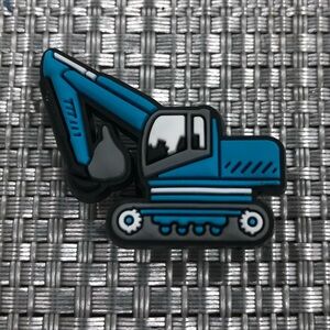 Excavator crocs charm jibbitz